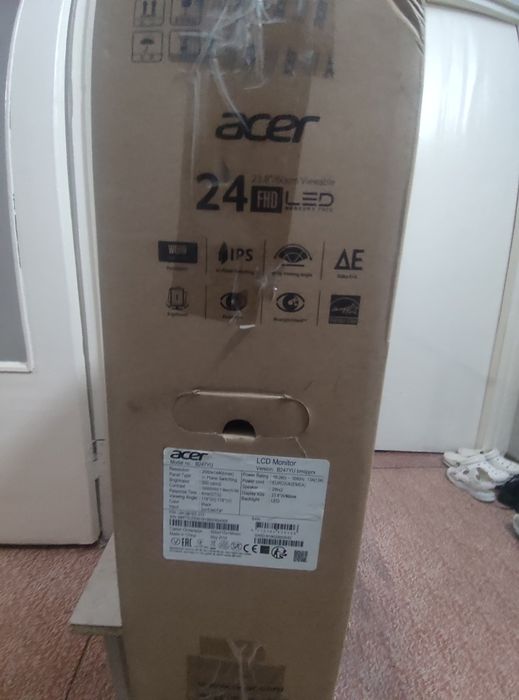 Монитор Acer 24inch 2K 75 Гц (разбита матрица)