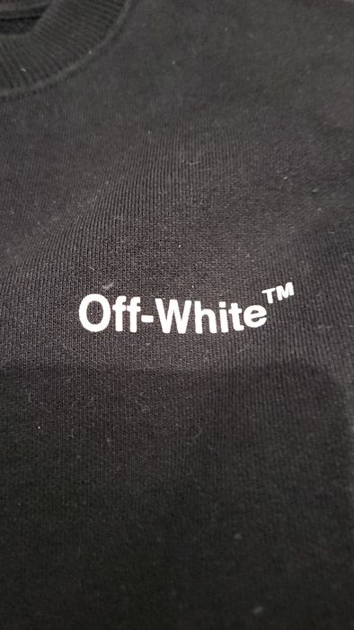 Bluza off white neagra