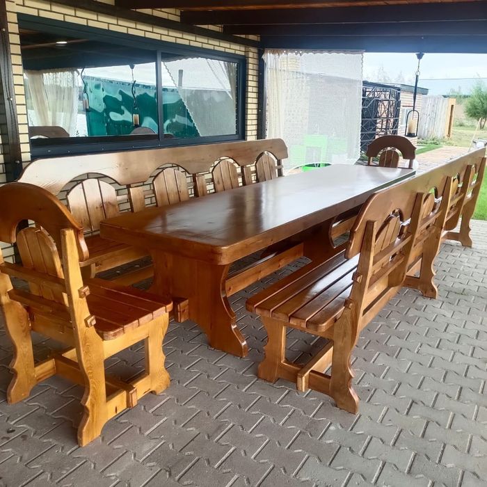 Садовая мебель из чистого дерева