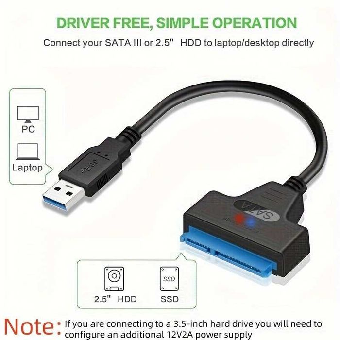 ОПТОВАЯ ЦЕНА USB to SATA переходник для 2.5 SSD и HDD дисков