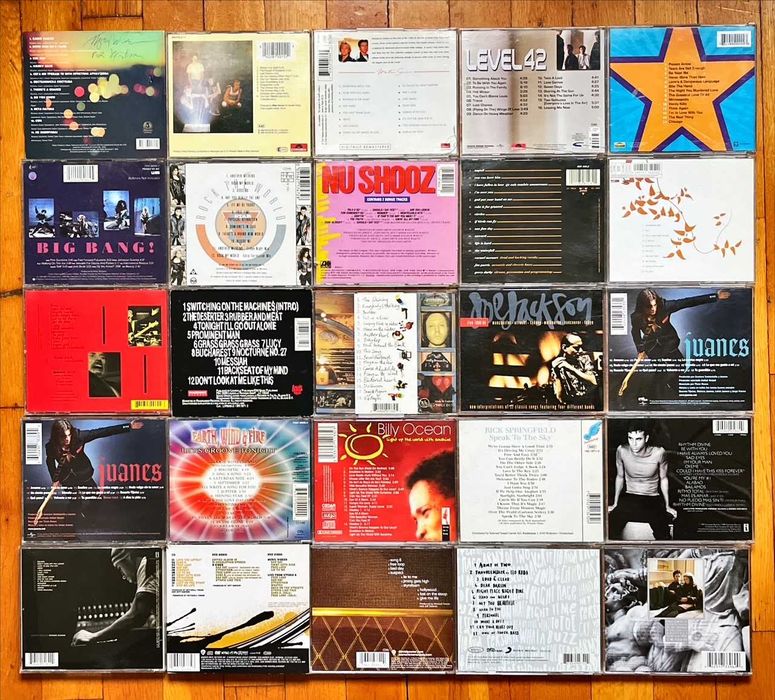 Lot 3 CD orig pop: Level 42, Juanes, Enrique, Brel, Stansfield, Lennox