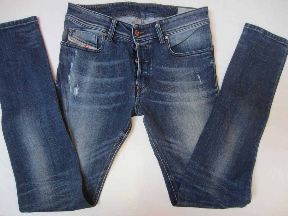 Blugi Diesel Sleenker, W29 L32, wash 0833F_STRETCH, 98%bumbac+2%elasthan, 1+3nasturi, stare f buna