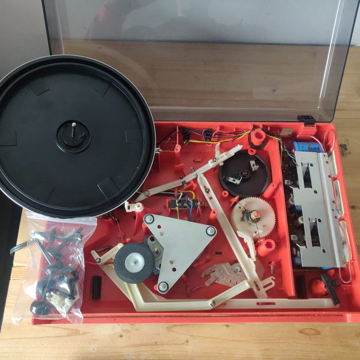 Deck /pick up -componente  /carcasa /capac Unitra  fonica