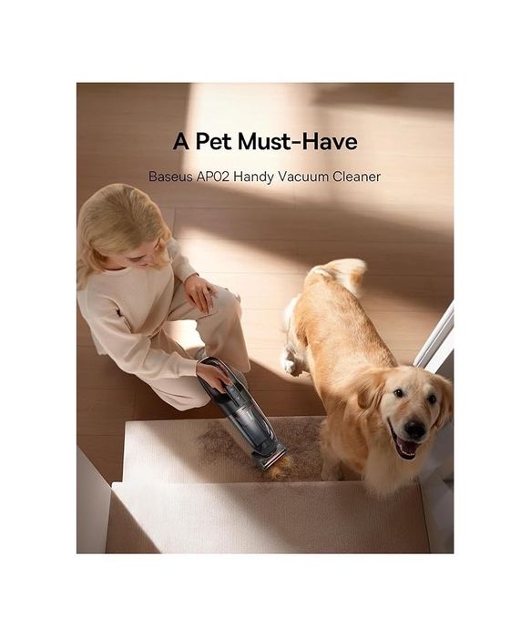 Aspirator de mana Baseus AP02, 6000Pa