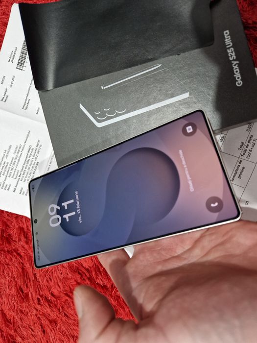 -Samsung S25 Ultra, ca Nou, 256Gb, 12Ram, Blue, ireprosabil, bat-98%,f
