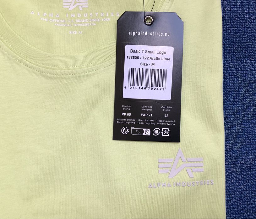 Alpha Industries Small Logo Basic T-Shirt ОРИГИНАЛНИ тениски M/L/XL