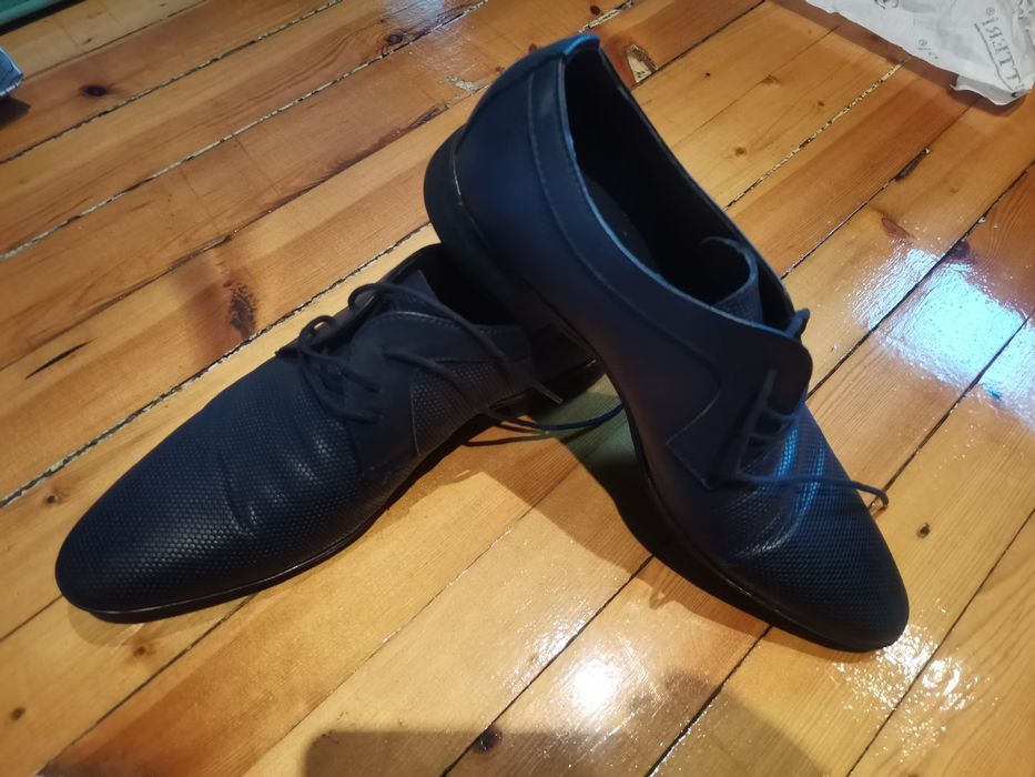 Елегантни мъжки обувки, естествена кожа Gutteri