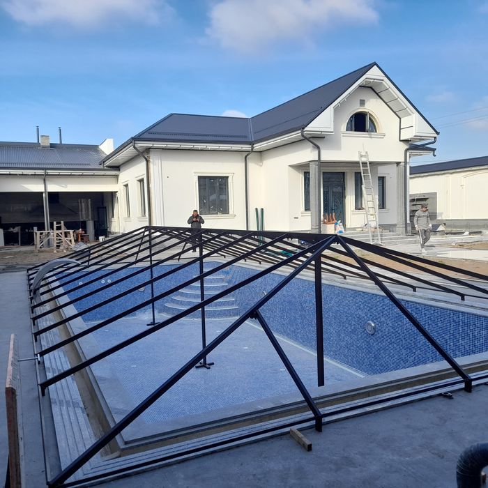 Бассен  навес  нолдан  ёпамиз