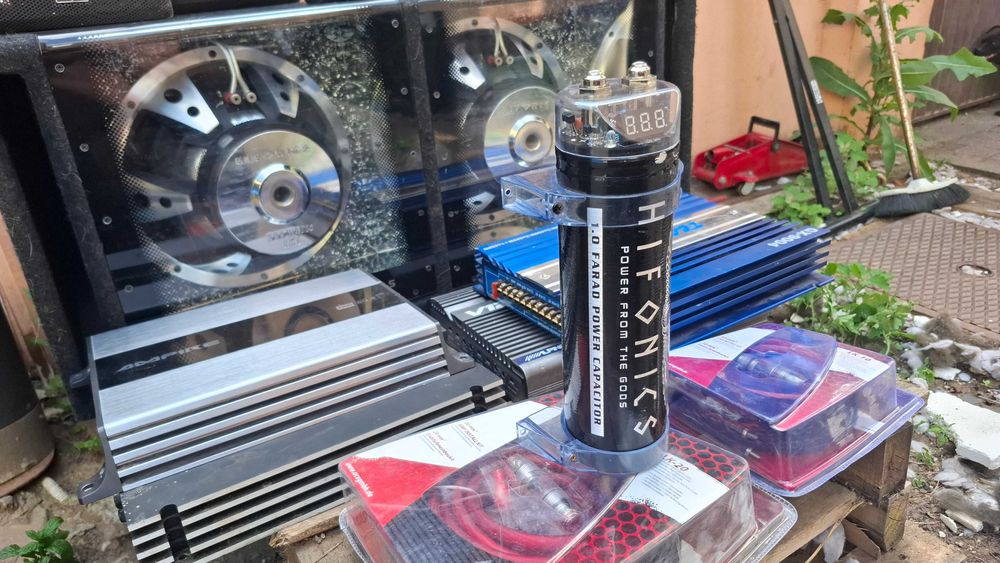 subwoofer auto activ amplificator statie 1000w focal jbl sony