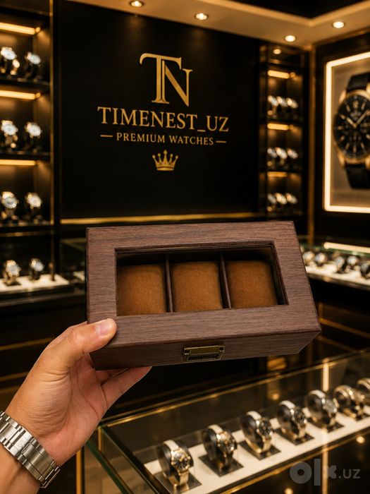 Watch Box – 3 Slot Creative Wooden