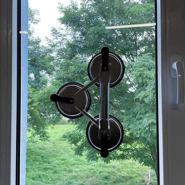 Вакуум вендуза, BIGSTREN, 123 мм, до 150 кг, алуминиева, тройна