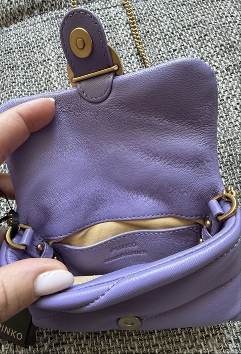 Pinko micro bag нова естествена кожа