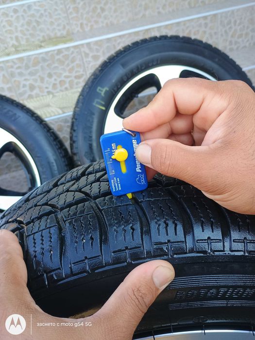 джанти 5x112  195/60 r15 BORBET+ЗИМНИ ГУМИ