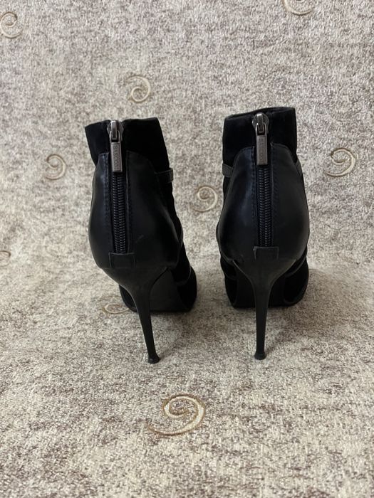 Ботиночки 37 размера, комбинированные натуральные кожа и замша