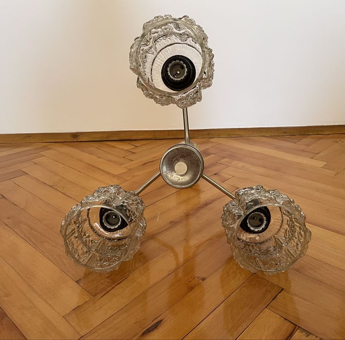 Стар ретро полилей, абажур