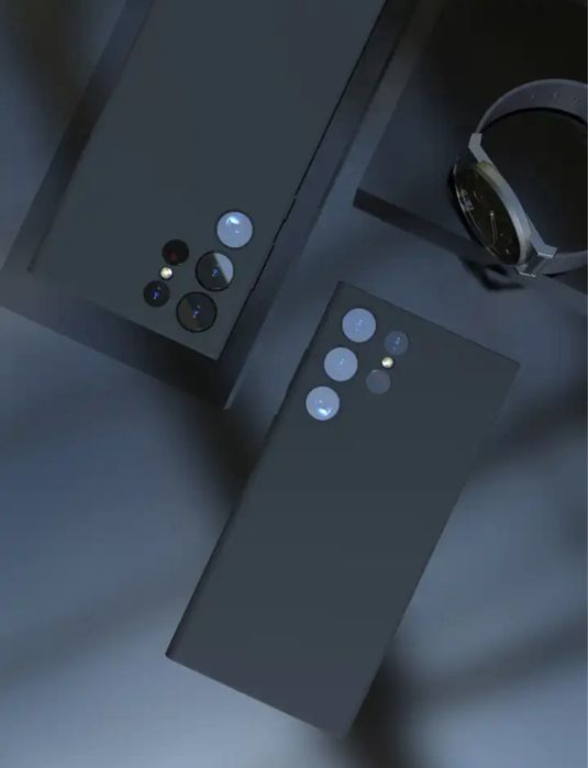 Samsung S24 S25 PLUS ULTRA Husa Silky Slim TPU Fin Interior Catifea