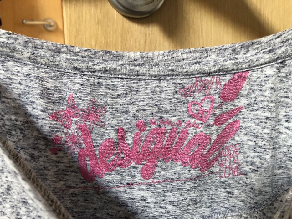 Desigual bluza femei, fusta stofa groasa Desiqual