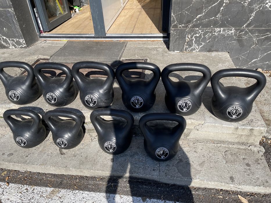 Set kettlebell 2x10 kg+2x12 kg+2x14 kg+2x16 kg+2x18 kg total 140 kg