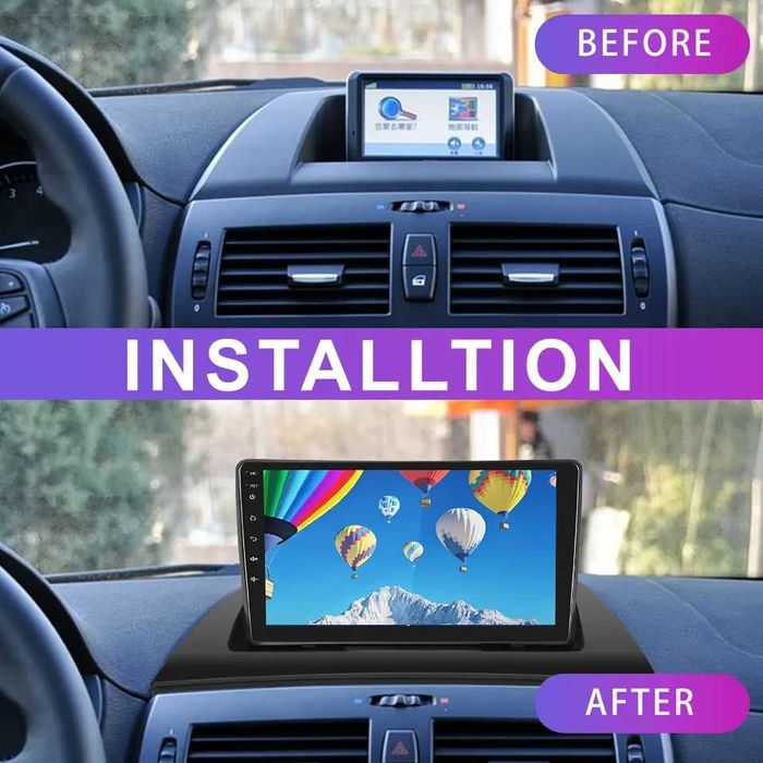 Мултимедия Двоен дин за BMW X3 E83 Андроид навигация плеър с Android X