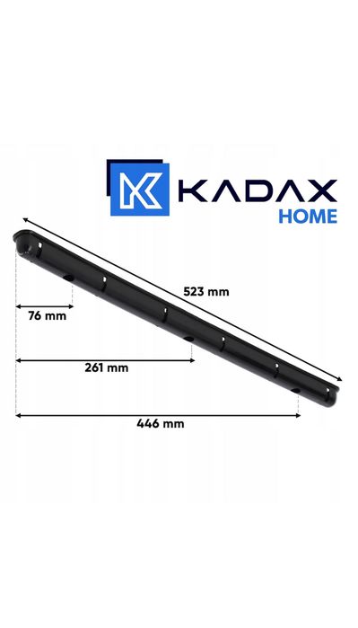 Uscator de rufe de tavan, KADAX, Otel, 100 x 52 x 300 cm, 12 kg, Negru