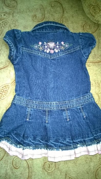 Детска дънкова рокля