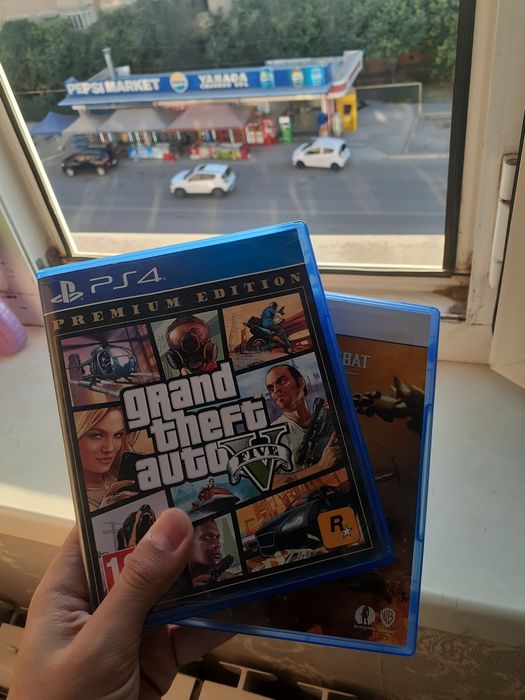 Диски для Плейштейшн 4/5, Playstation 4/5,  Mortal Kombat 11, GTA 5