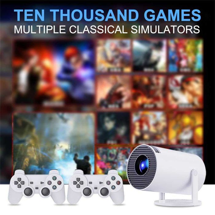 Безжичен Проектор 10 000 Вградени Игри Безжичен Стрийминг до Платформи