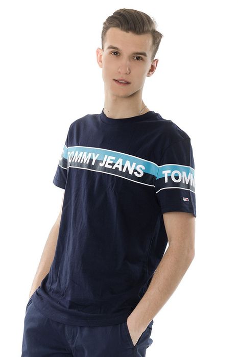 Tommy Jeans Logo Shirt оригинална тениска L памучна фланелка