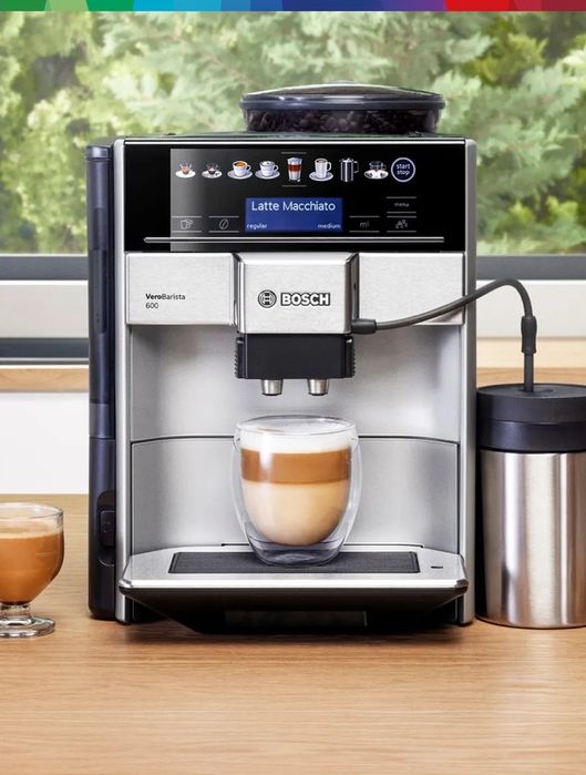 Кофемашина автоматическая Bosch TIS65621RW, автоматическая, Рецепты на