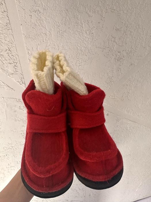 Валенки со сьемными гетрами для девочки