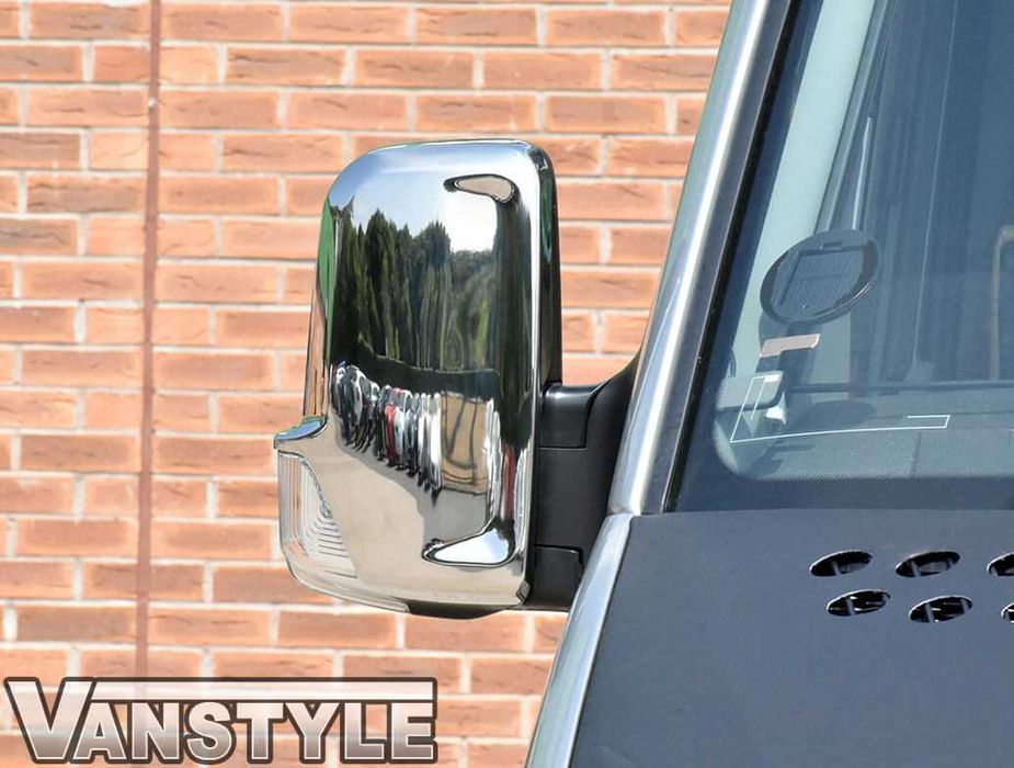 Хром метални капаци огледала Mercedes Sprinter Спринтер 2006-18