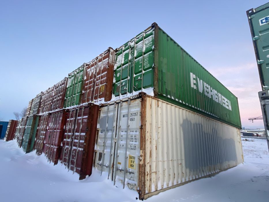 Контейнера 40 футовые МОРСКИЕ 2,9 высотой HQ Прям в УСТЬ КАМЕНОГОРСКЕ