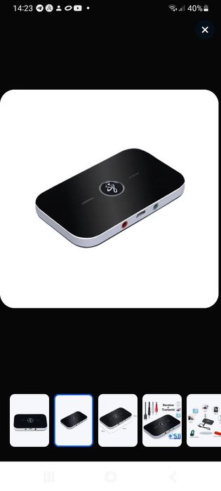 адаптер bluetooth 5.0 b6 беспроводной аудиоприемник и передатчик