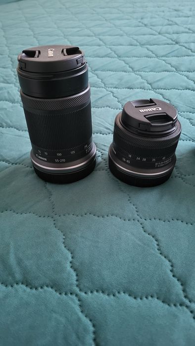 Canon EOS R50 + обектив Canon RF-S 18-45mm + обектив Canon