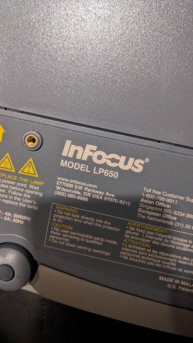 Проектор InFocus Model LP 650