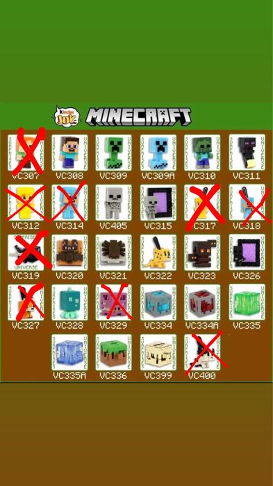 Kinder joy minecraft