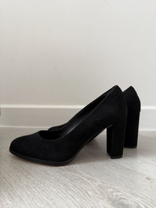 Замшевые туфли Clarks