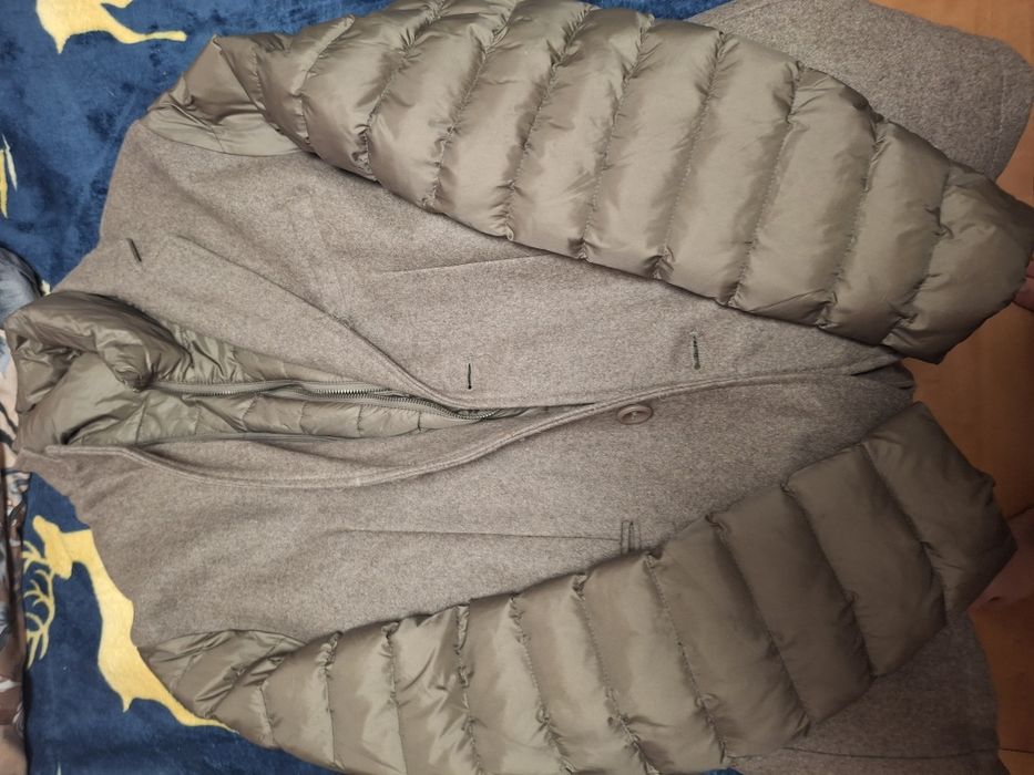 Geacă bărbați Y.Two Jeans XXL – lână + puffer, elegantă, stare foarte