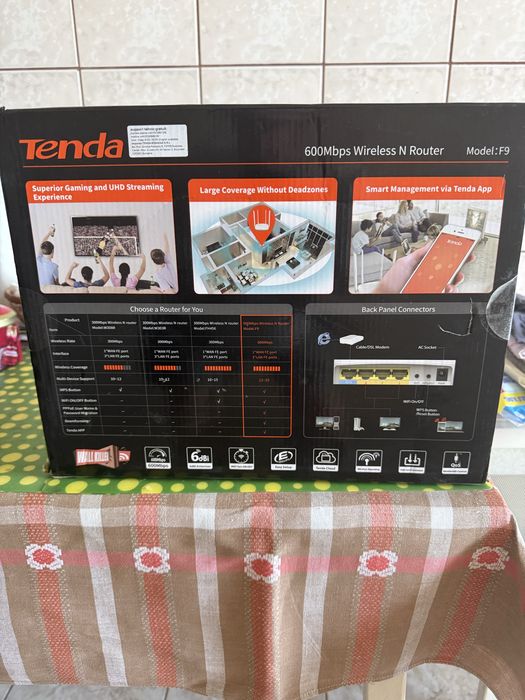 Router Tenda F9 wireless