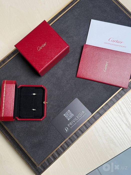 Серьги Cartier Love small model w/g
