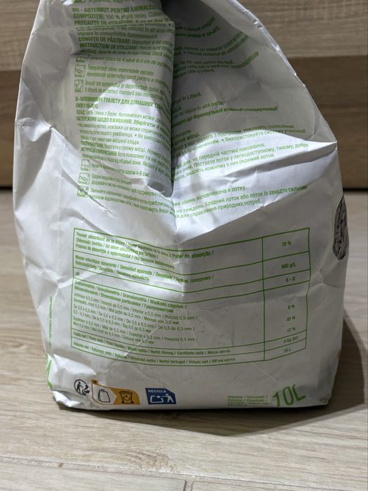 Nisip pentru pisici 10 kg