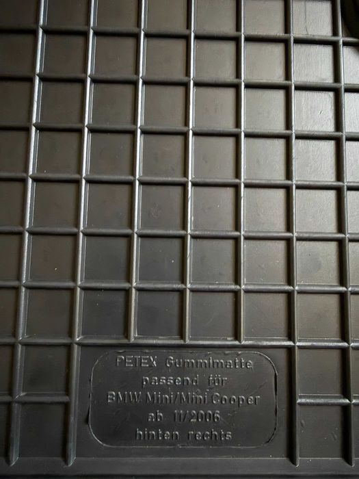 Гумени стелки комплект PETEX за MINI COOPER (R56)