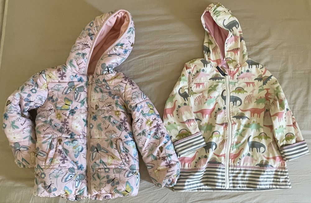 Продаю куртки американскую осеннюю куртку-дождевик и Mothercare