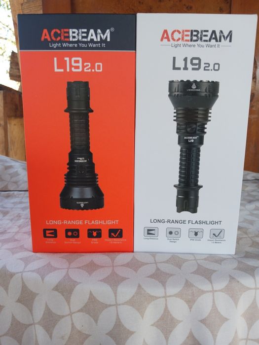 Lanterna Acebeam cebeam L19 2.0 Osram Pm1 1300m