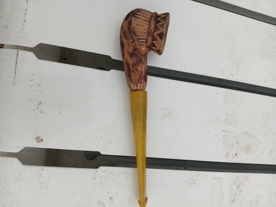 Стара Турска лула с надписи