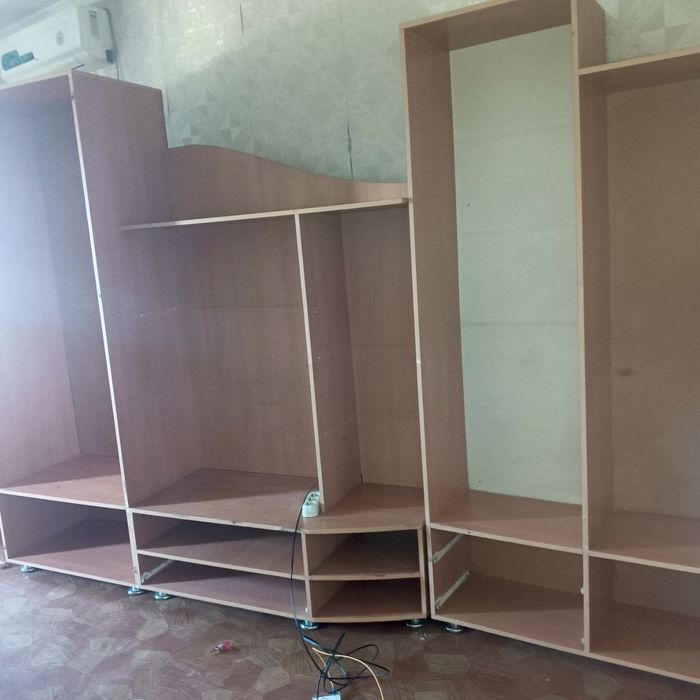 Стенка горка в разобранном виде.