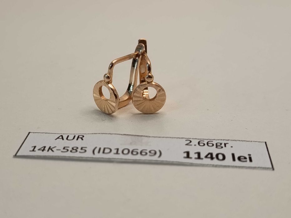 Cercei aur 14 Karate (2.66 grame) ID10669
