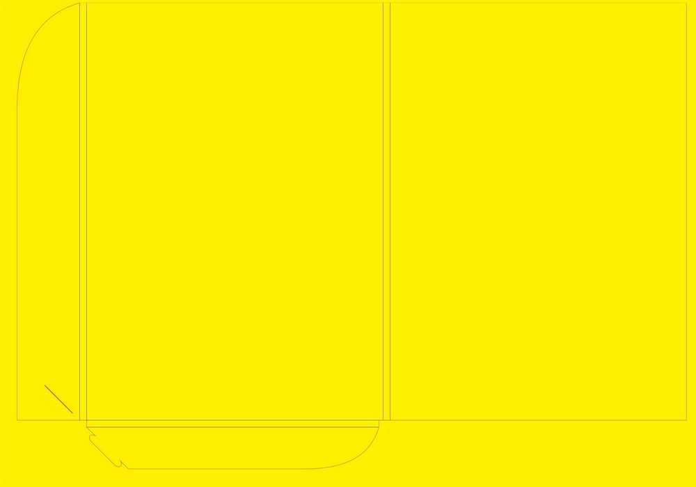 картонная папка с печатью