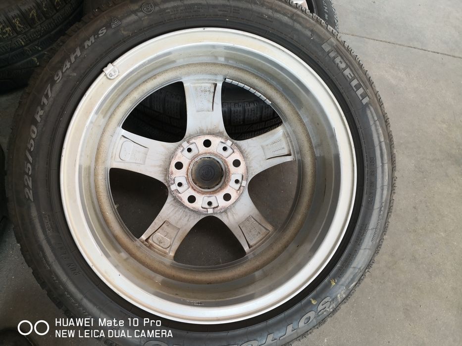 5х120 бмв bmw 5x120 17 цола джанти с датчици оригинални с гуми
