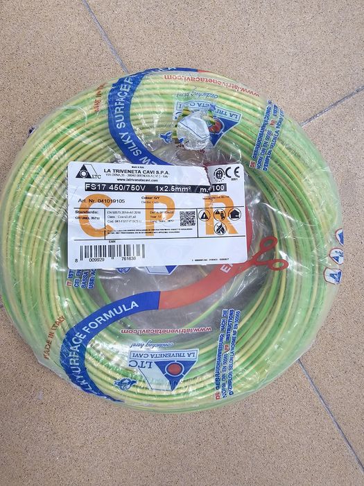 Инсталационен кабел 1 х 2.5